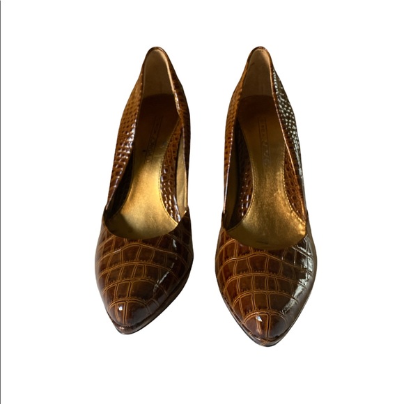 CIRCA JOADAVID Croc Platform Heels - Picture 2 of 5